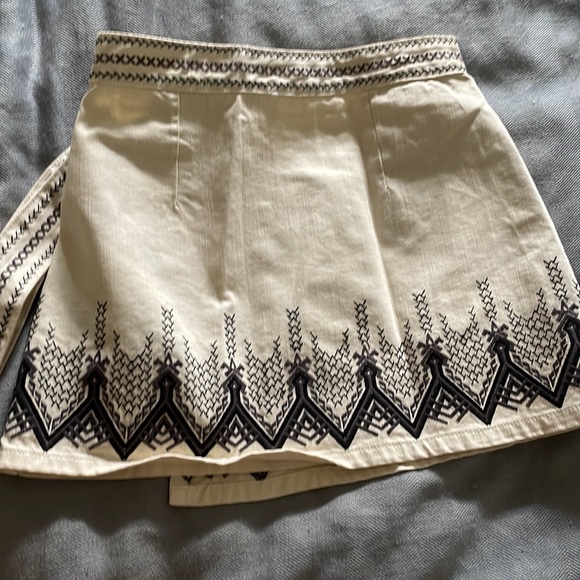 NWOT wrap Free People boho mini skirt - Picture 5 of 7